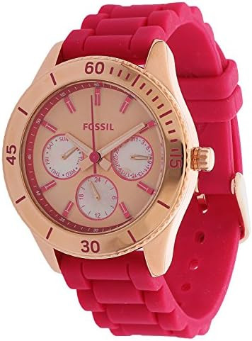 Fossil watch pink band sale